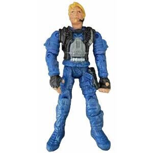 2003 Lanard The Corps Elite Special Forces Diesel Action Figure Vintage Blue